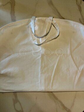 Gucci White Garment Bag